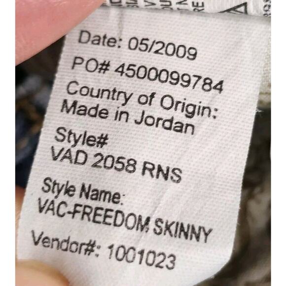 Nine West Jeans Womens 6 Blue Vac Freedom Skinny Denim Cotton Stretch Casual - Picture 11 of 11